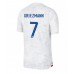 Cheap France Antoine Griezmann #7 Away Football Shirt World Cup 2022 Short Sleeve